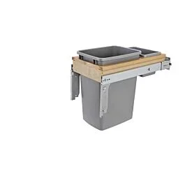Top Mount 35 Quart Waste Container, 12 X 22-1/2 to 24 X 17-7/8 in