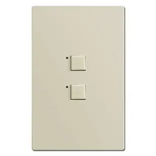 Touch Plate Mystique 2 LED Low Voltage Switch – Almond