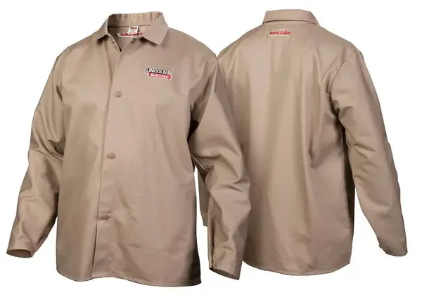 Traditional Khaki FR Cloth Welding Jacket – K3317