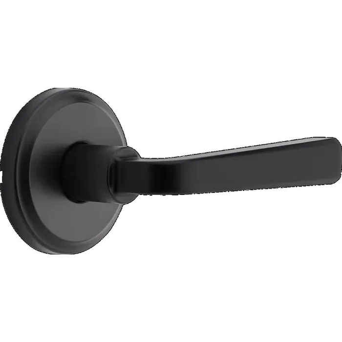 Trafford Lever Passage Door Lock – Kwikset Matte Black Finish