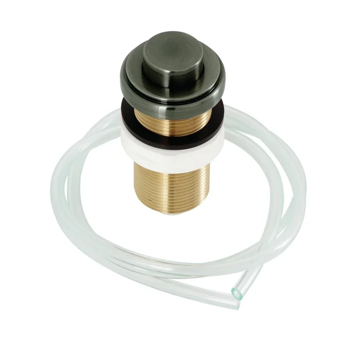 Trimscape Garbage Disposal Air Switch Button – Black Stainless by Kingston Brass