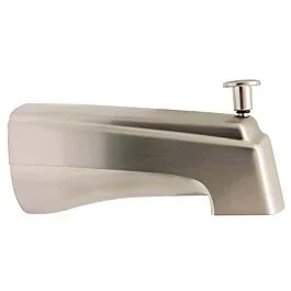 Tub Spout with Diverter, Satin Nickel