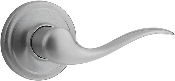 Tustin Passage Lever – 6-Way Adjustable Latch, Satin Chrome Finish