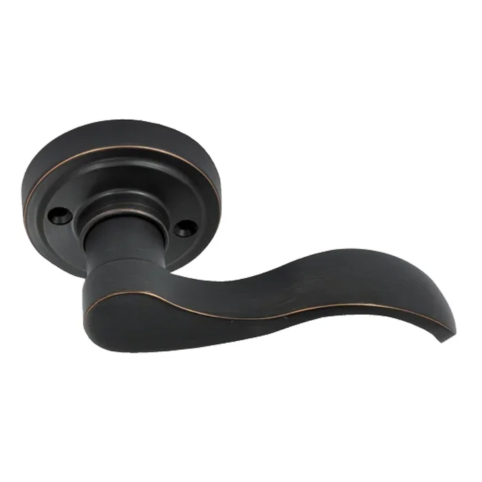 Twin Peaks Lever – Dark Bronze – Left Hand | BHP Decorative Hardware