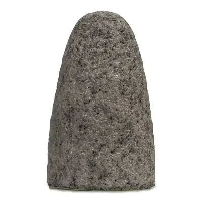 Type 16 Gemini Cone, 1 1/2″ Dia, 3″ Thick, 5/8-11 Arbor, 24 Grit Aluminum Oxide