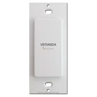 Ultra 1 Button Engraved Low Voltage Touch-Plate Switch