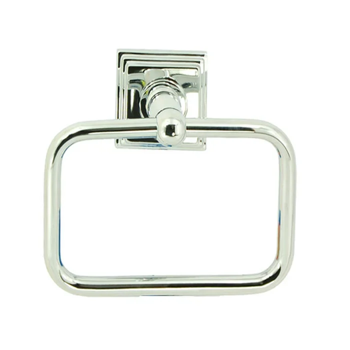 Union Square Towel Ring, Chrome – BHP Decorative Bath Accessory