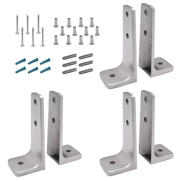 Urinal Screen Pack (2) Piece – High Stainless Steel by Jacknob