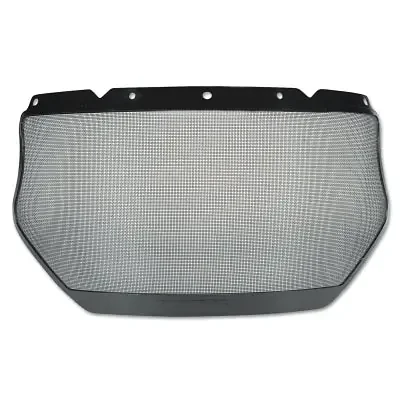 V-Gard Accessory System Mesh Visor, Uncoated, Silver, 17 in L x 8 in H