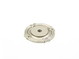 Versailles 1-1/2″ (38mm) Diameter, Satin Nickel Cabinet Backplate