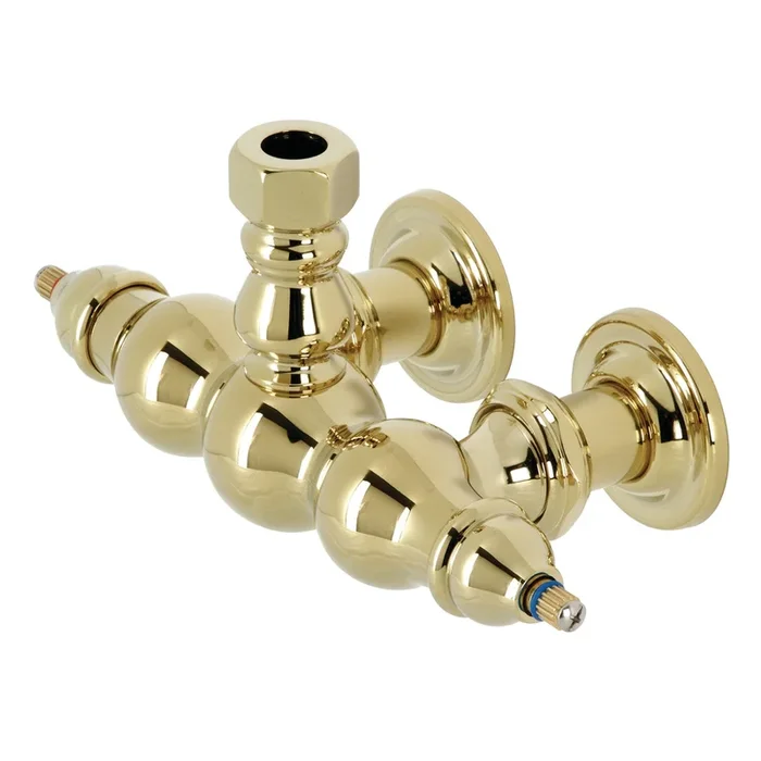 Vintage 3-3/8 inch Wall Mount Faucet Body, Polished Brass – Kingston Brass