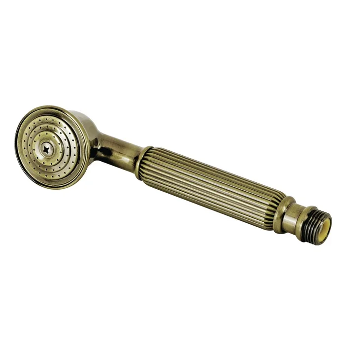 Vintage Single Function Round Hand Shower – Antique Brass by Kingston Brass