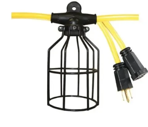 VOLTEC STRING LIGHT 12/3×50‘ METAL GUARD