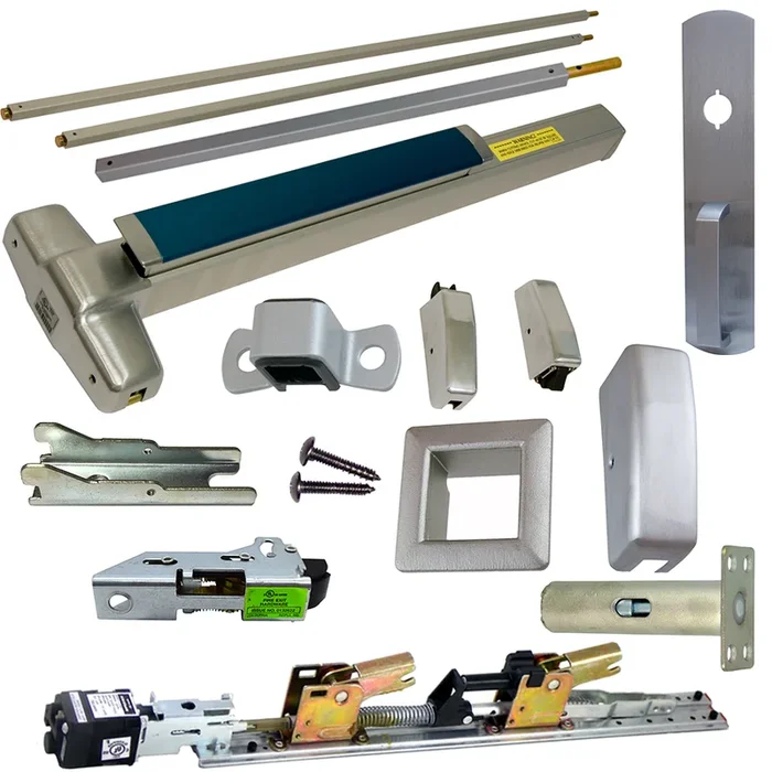 Von Duprin KIT – Fire-Rated QEL SVR Exit Device with 990NL Nightlatch Pull Trim