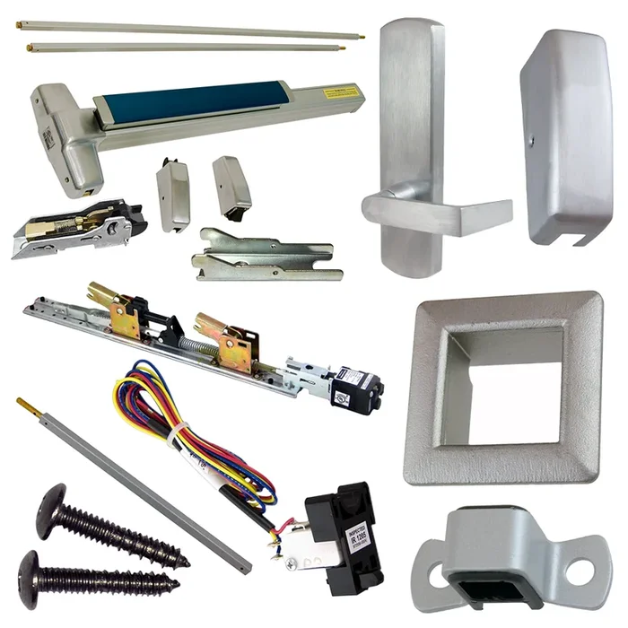 Von Duprin QEL RX SVR Grooved Exit Device with Dummy Trim