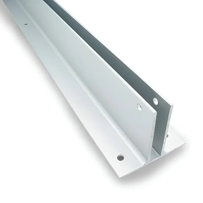Wall Bracket Two Ear 1/2″ x 57″ (7-Hole) Aluminum by Jacknob
