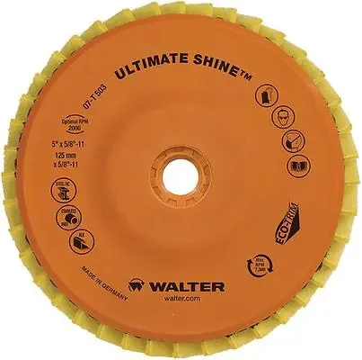 Walter 07T503 5″ Ultimate Shine™ Flap Disc