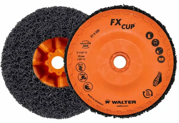 Walter 07X505 5″ x 3/4″ x 5/8-11″ FX Cup Disc