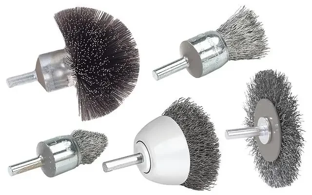 Walter 09C028 3/4″ ALLSTEEL™ Mounted Crimped Wire Conical Brush (1 Brush)