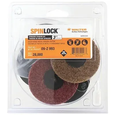 Walter 09Z993 3″ SPINLOCK™ Starter Kit (1 Kit)