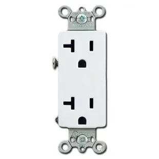 White 20A Outlets Spec Grade