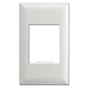 White Touch-Plate Classic Series Single Gang Wall Plates