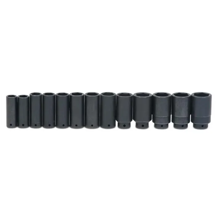 Williams 19 Piece 1/2″ Drive Deep Impact Socket Set, 6-Point