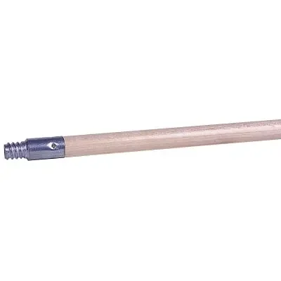 Wooden Handle, Hardwood/Metal, 60 in L x 1-1/8 in dia