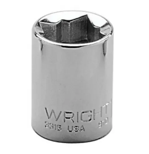 Wright 1/2″Dr Metric standard socket 12pt, 19mm
