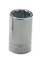 WRIGHT TOOL 1/2″ DR STANDARD SOCKET, 12 PT 21/32