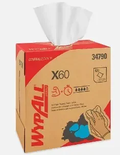 WYPALL X60 WIPERS DISPENSER BOX 8X17 WHITE