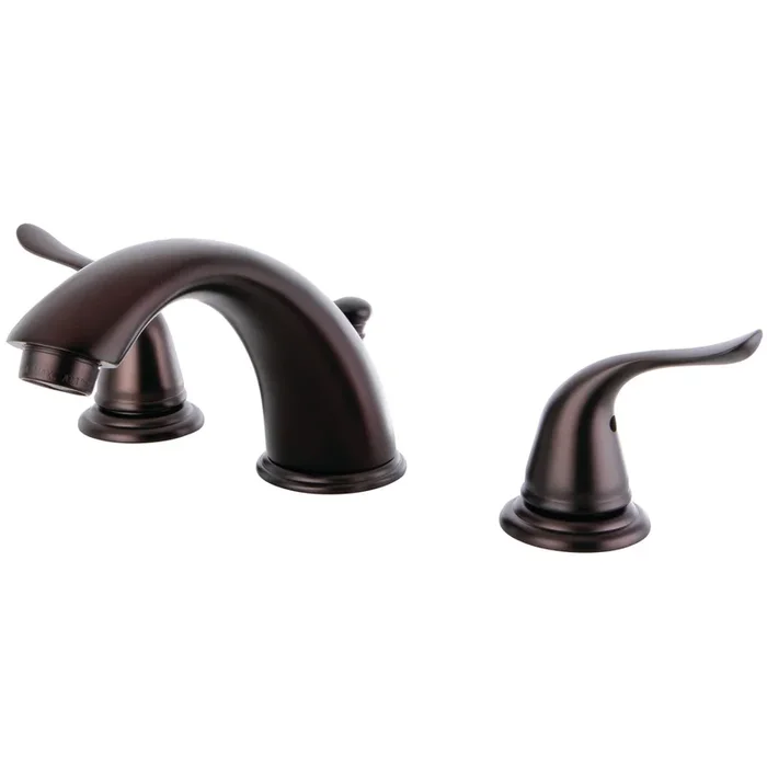 Yosemite Widespread Bathroom Faucet with Pop-Up Drain, Oil Rubbed Bronze – Kingston Brass