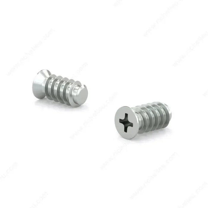 Zinc Euro Screw M6.3 – Flat Head Phillips Drive by Richelieu