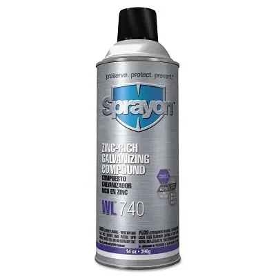 Zinc-Rich Cold Galvanizing Compound, 16 oz Aerosol Can