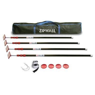 ZipPole ZipWall 10 – 4-Pack – ZP4